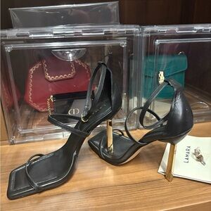 Lamara London Black and Gold Heels